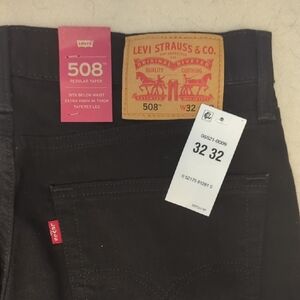 Levi's 508 Regular Taper Jeans in Dark Gray